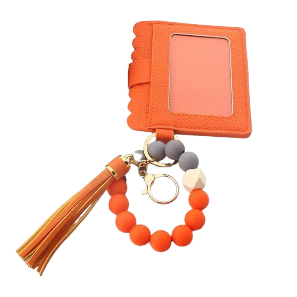 Bead Bracelet Card Holder