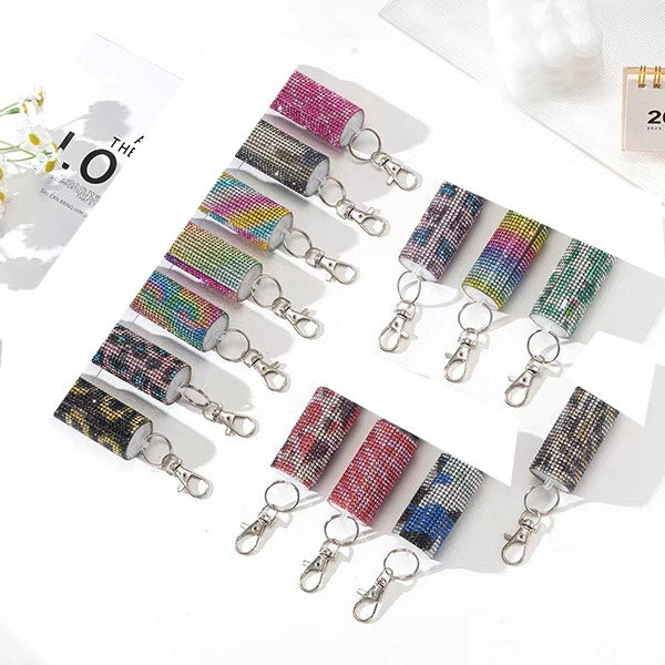 Pump Crystal Keychain