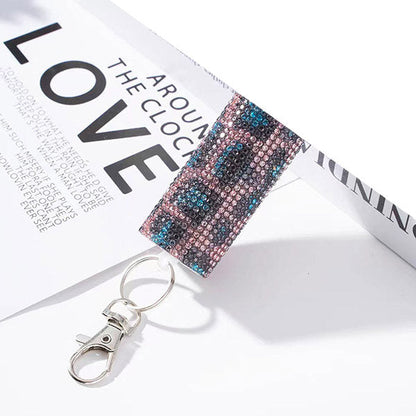 Pump Crystal Keychain