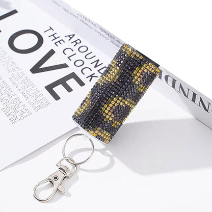 Pump Crystal Keychain