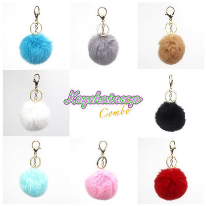 Plush Pompon｜DIY Combo｜Devise a self-defense keychain that's uniquely yours. - keychaincop