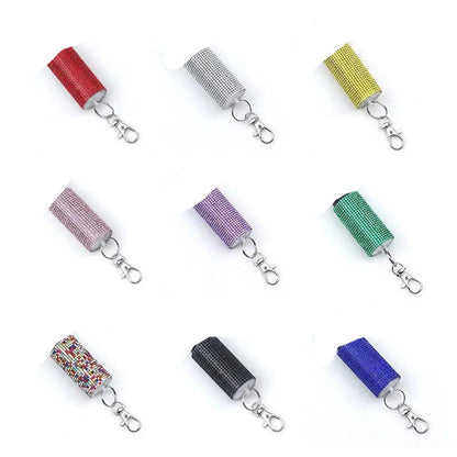 Pump Crystal Keychain