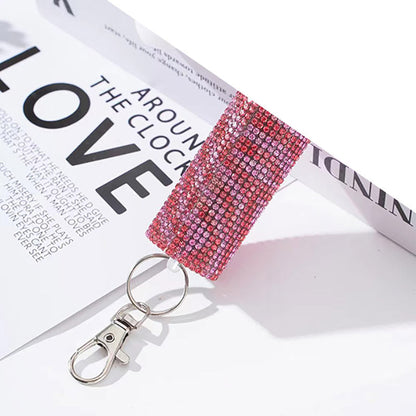Pump Crystal Keychain
