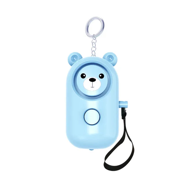 Cute Little Bear Personal Alarm, Anti-wolf Magic Weapon, Emergency Protective Equipment. - keychaincop