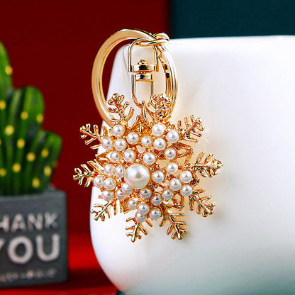 Metal & Diamond Keychain