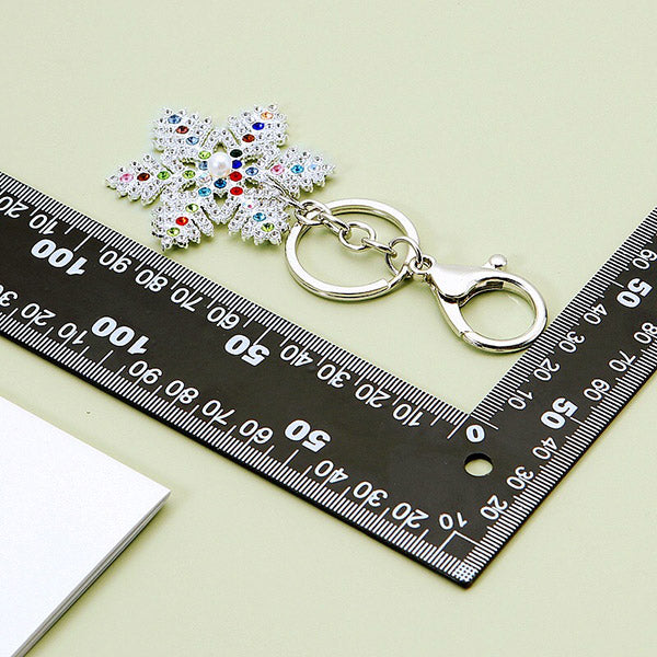 Metal & Diamond Keychain