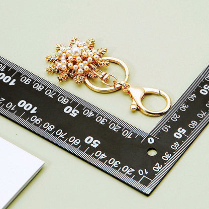 Metal & Diamond Keychain