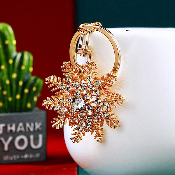 Metal & Diamond Keychain