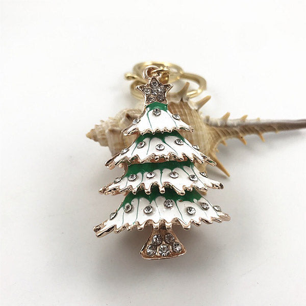 Metal & Diamond Keychain