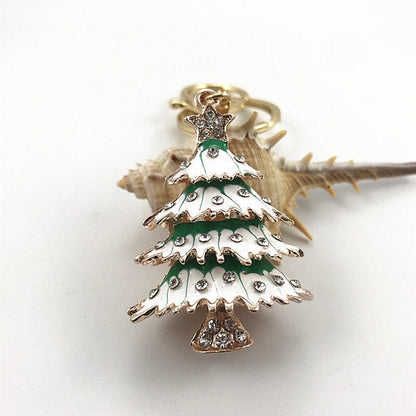 Metal & Diamond Keychain