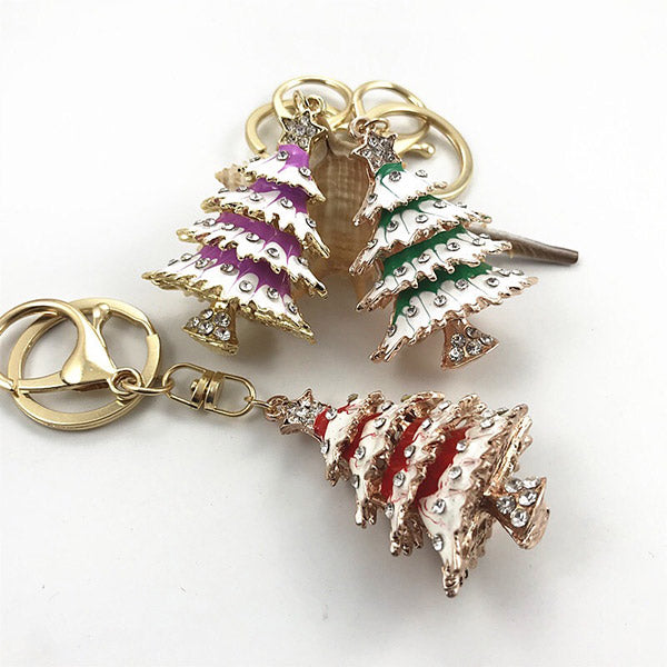 Metal & Diamond Keychain