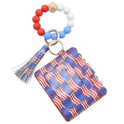 Bead Bracelet Card Holder