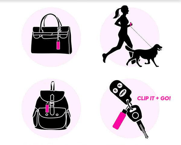 Pump Crystal Keychain