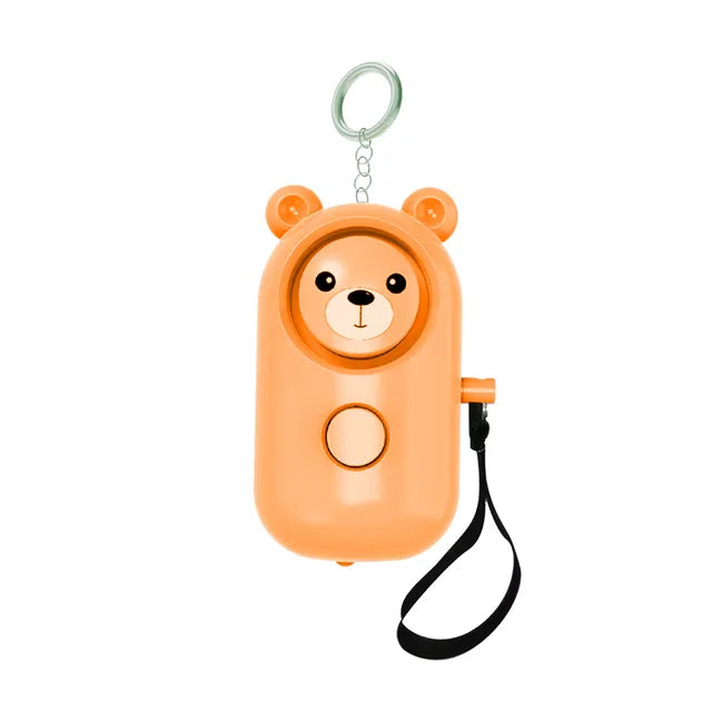 Cute Little Bear Personal Alarm, Anti-wolf Magic Weapon, Emergency Protective Equipment. - keychaincop