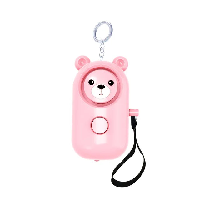 Cute Little Bear Personal Alarm, Anti-wolf Magic Weapon, Emergency Protective Equipment. - keychaincop