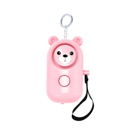 Cute Little Bear Personal Alarm, Anti-wolf Magic Weapon, Emergency Protective Equipment. - keychaincop