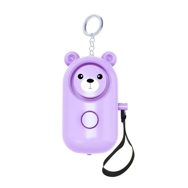 Cute Little Bear Personal Alarm, Anti-wolf Magic Weapon, Emergency Protective Equipment. - keychaincop