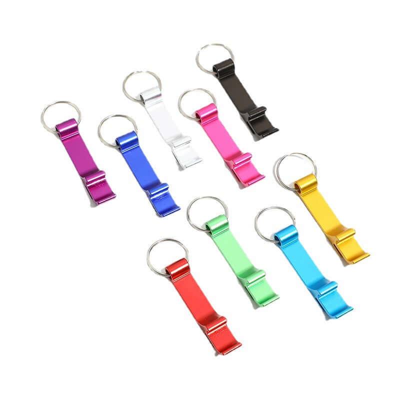 Creative Multifunctional Aluminum Alloy Beer Key Ring Type Bottle Opener｜DIY Combo - keychaincop