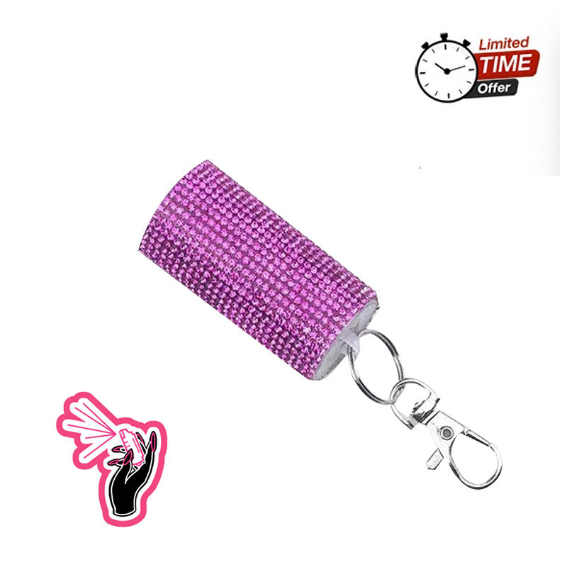 Pump Crystal Keychain