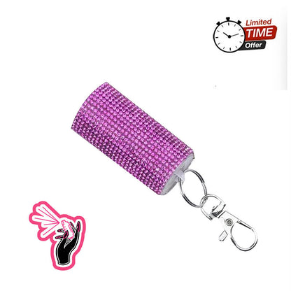 Pump Crystal Keychain