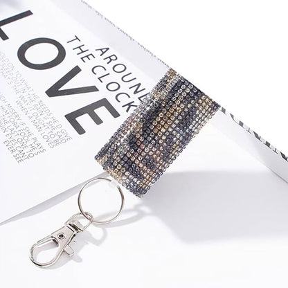 Pump Crystal Keychain